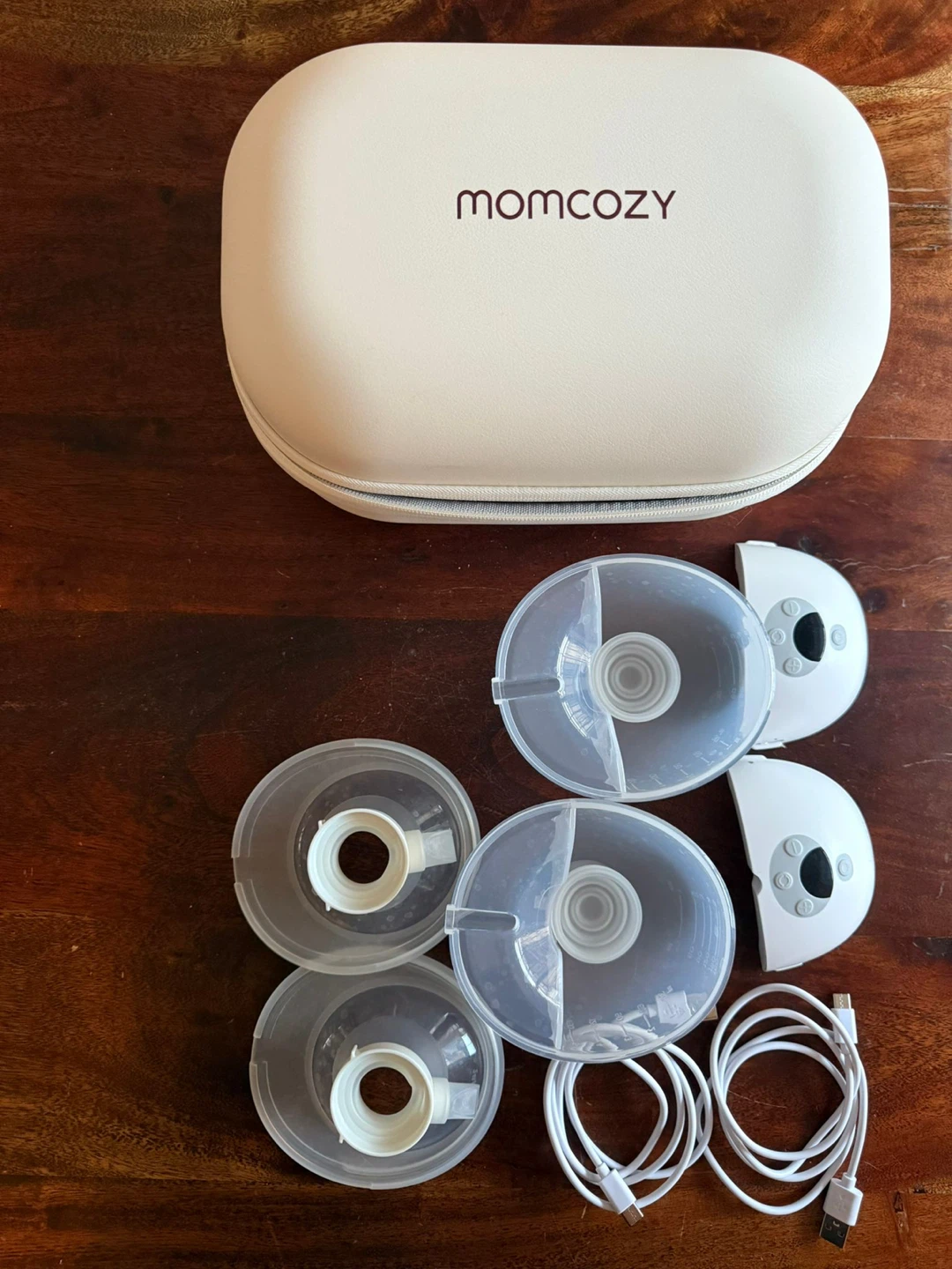Momcozy M5 Hands Free Breast Pump with Case - photo 2