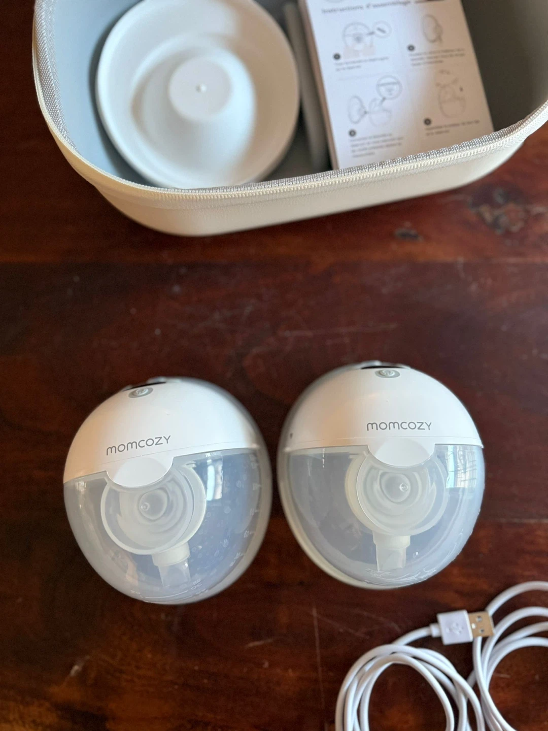 Momcozy M5 Hands Free Breast Pump with Case - photo 3