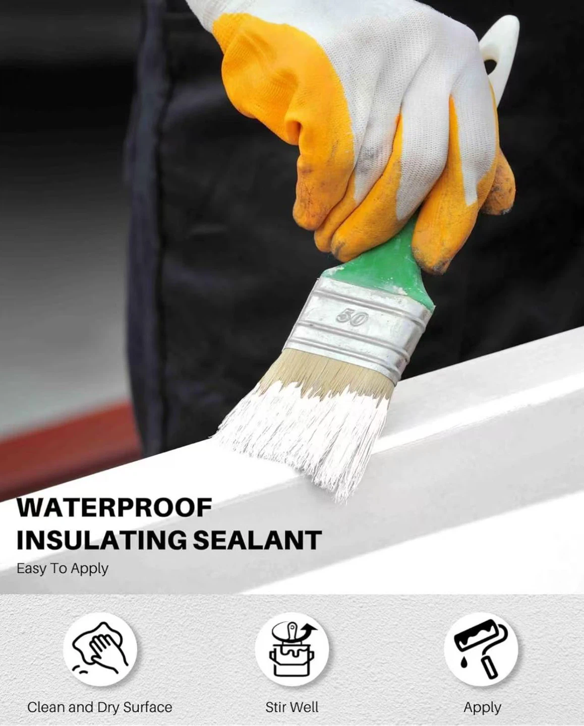 Premium Eco-Friendly Waterproof Sealant Coating - White (1.5L) - photo 4