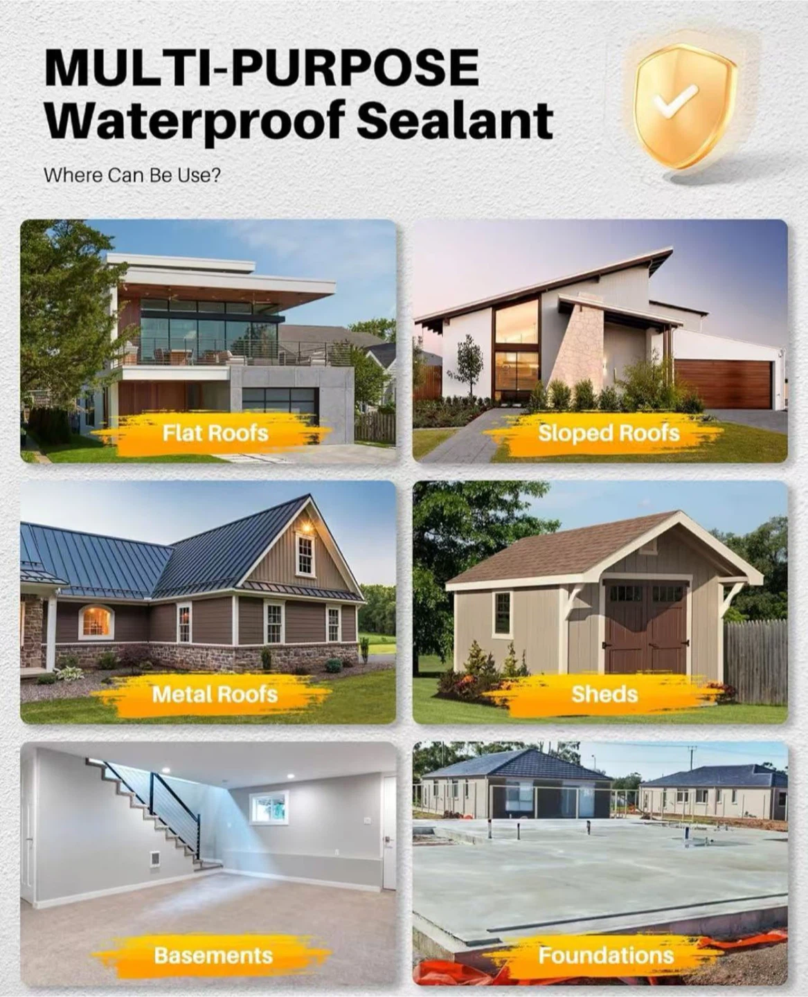Premium Eco-Friendly Waterproof Sealant Coating - White (1.5L) - photo 5