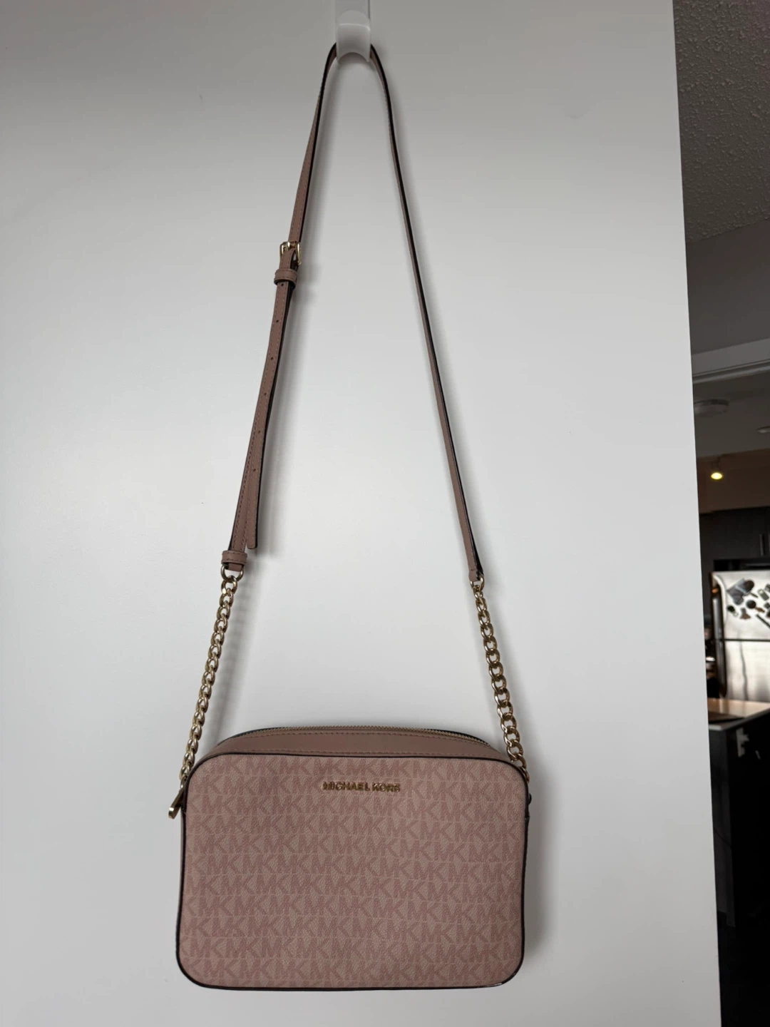 Michael Kors Crossbody Bag - Pink MK Monogram