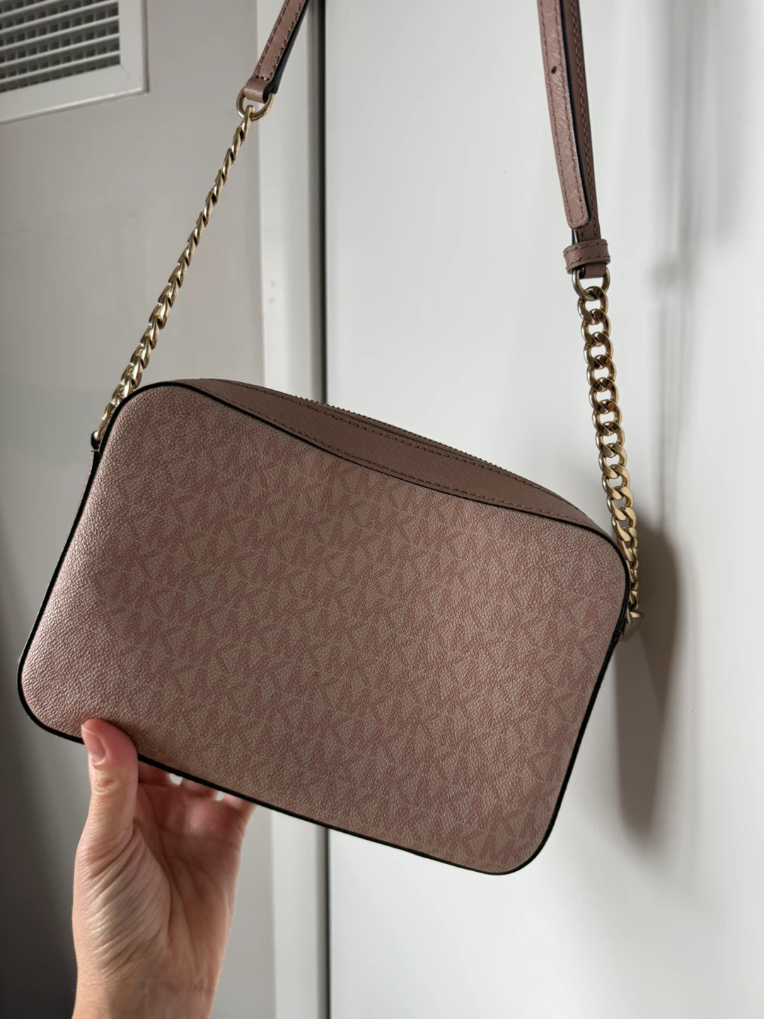 Michael Kors Crossbody Bag - Pink MK Monogram - photo 4