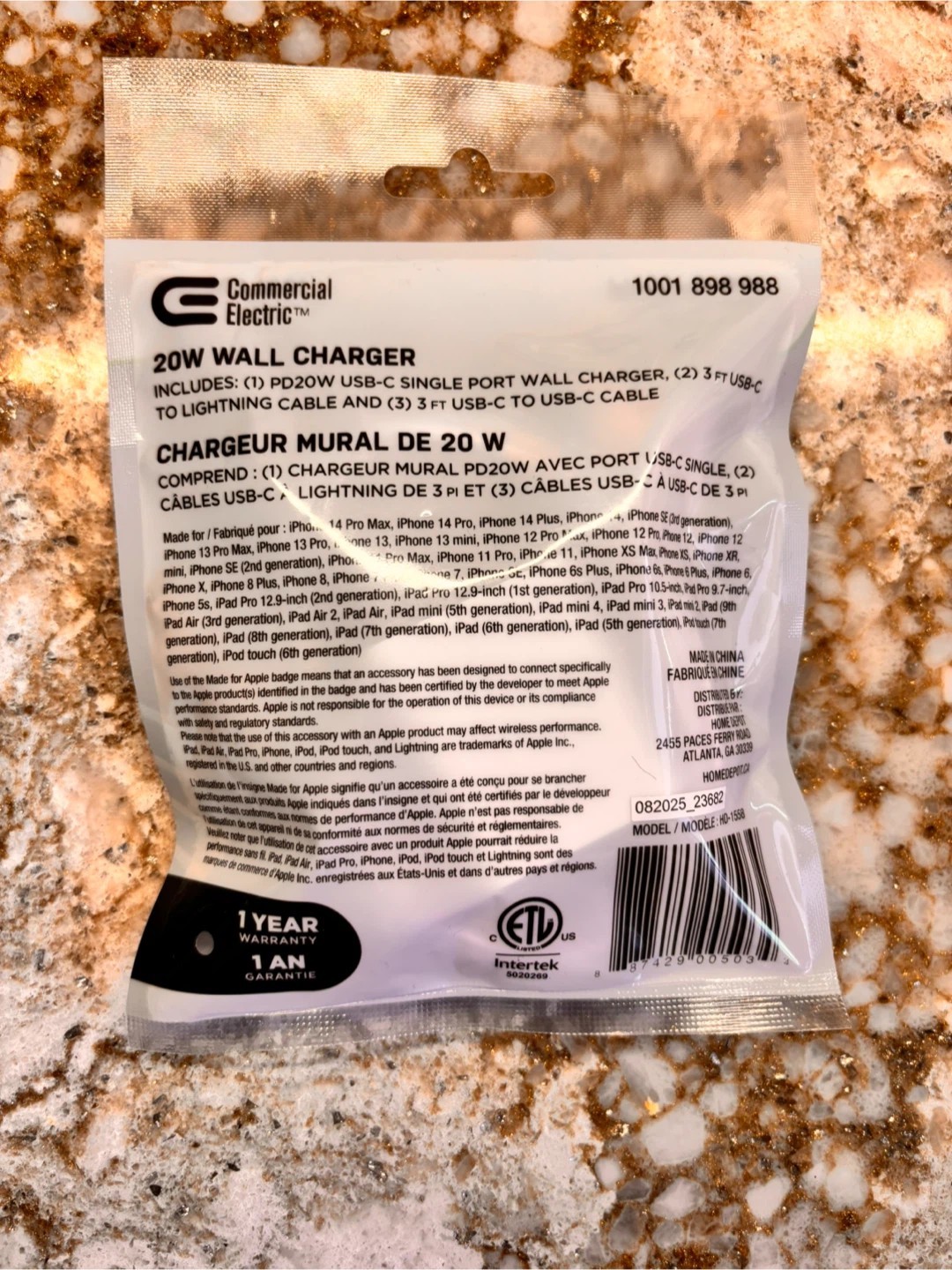 Commercial Electric 20W Wall Charger - photo 2