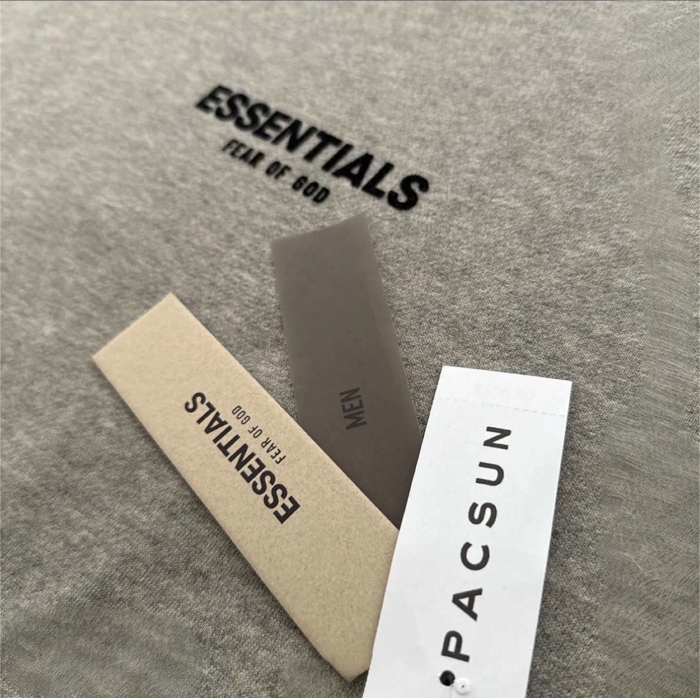 ESSENTIALS Fear of God Hoodie - Grey - Men's - photo 2