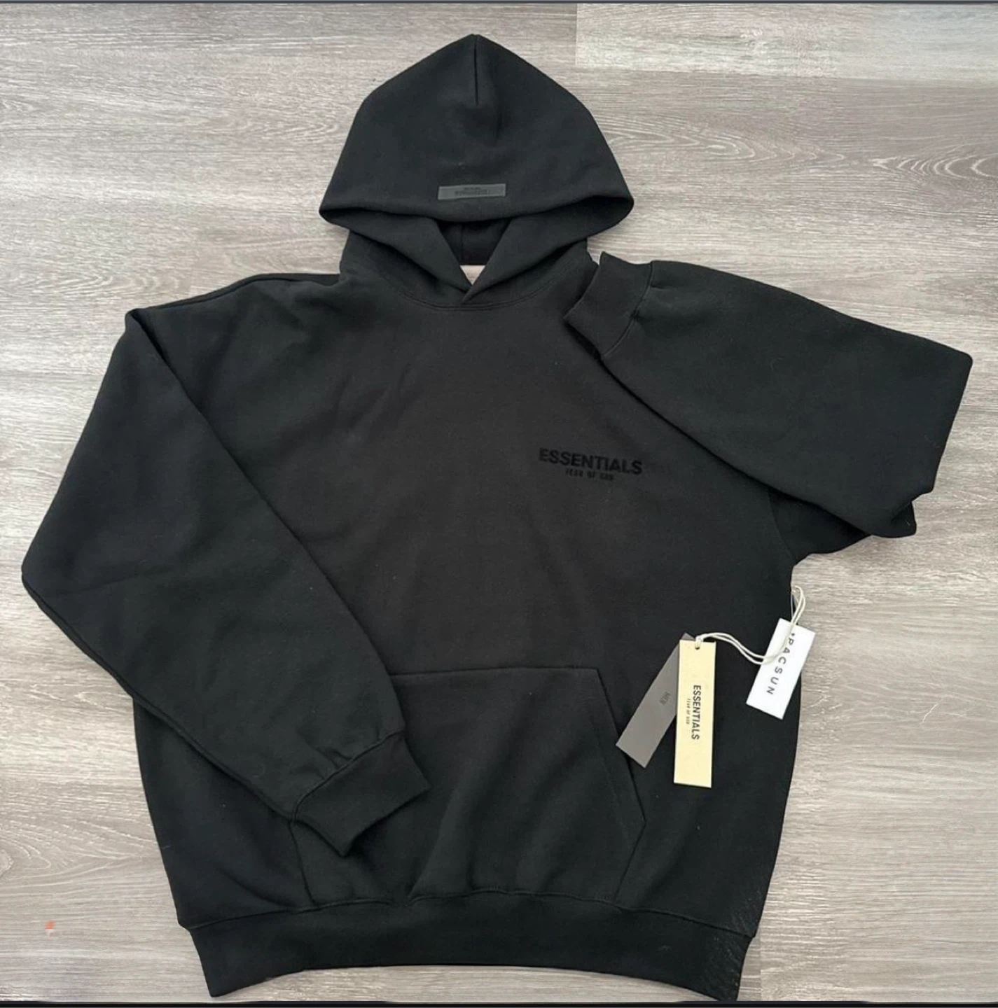 Fear of God Essentials Black Hoodie