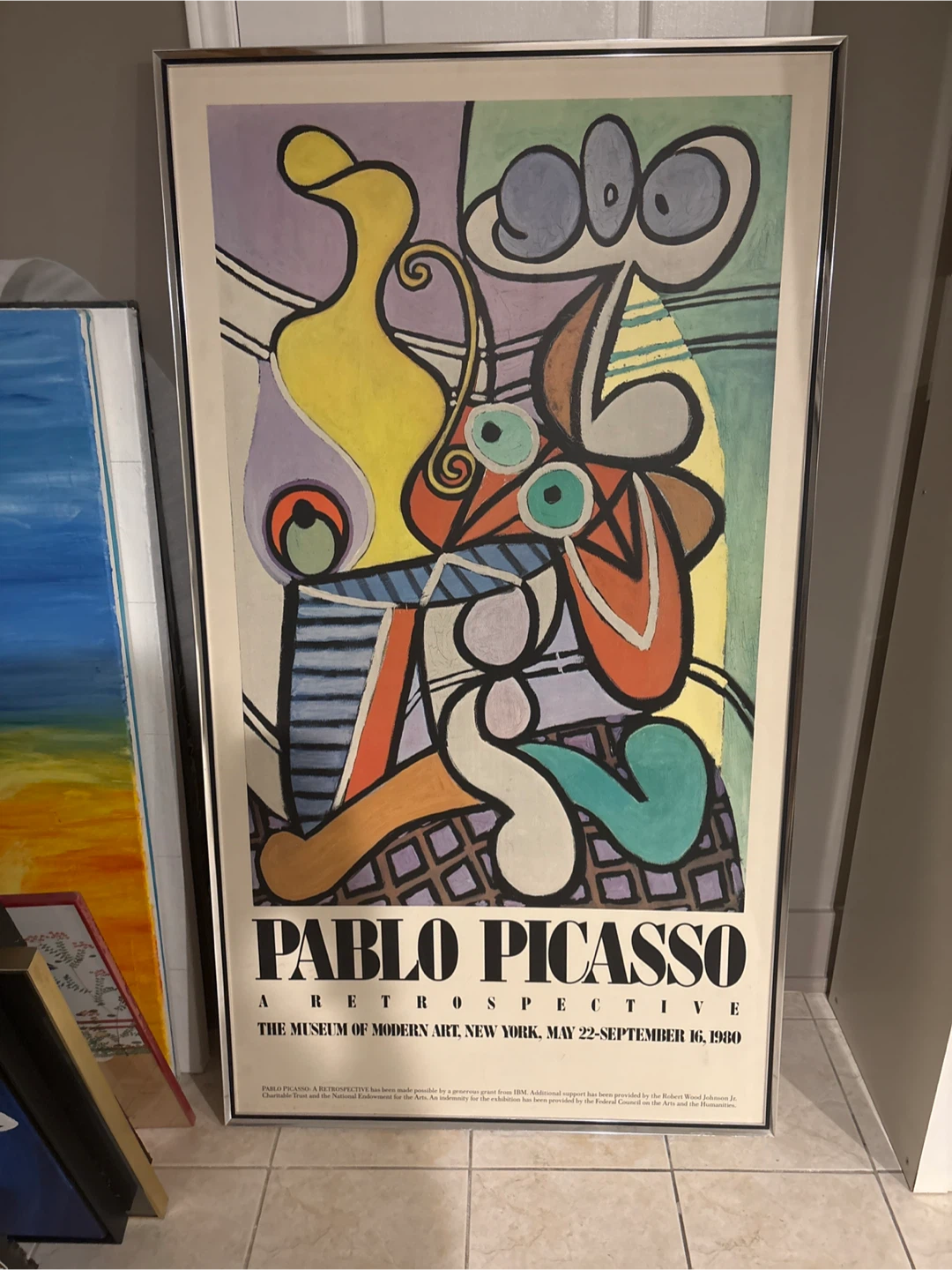 Pablo Picasso A Retrospective Art Poster