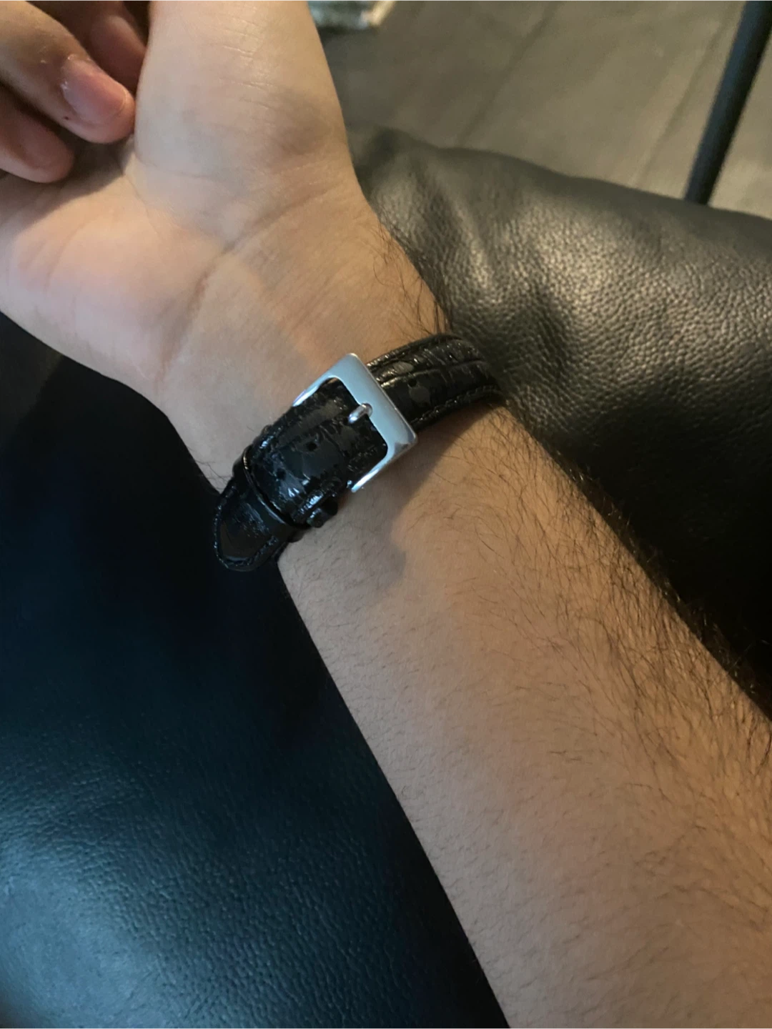 Guess Watch with Black Leather Band - photo 2