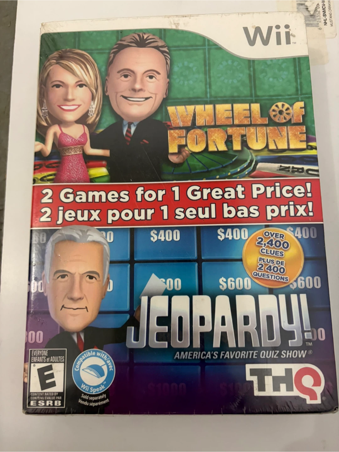 Wii Wheel of Fortune and Jeopardy! Video Game