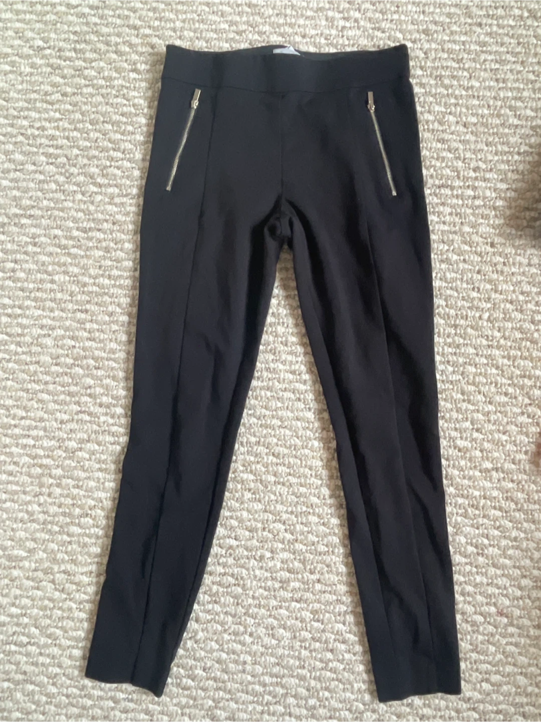 Black H&M Pants with Zipper Pockets