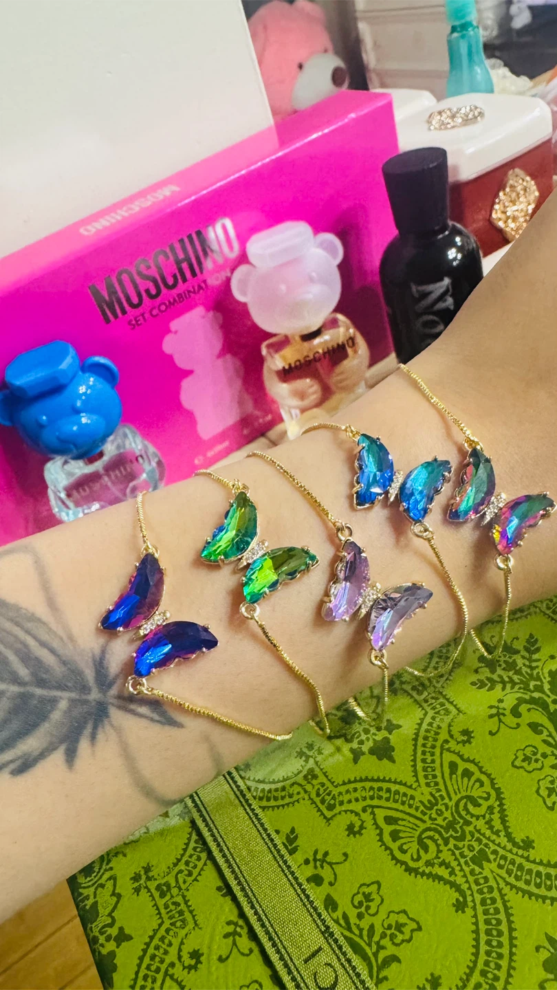 Butterfly Crystal Bracelet - photo 3
