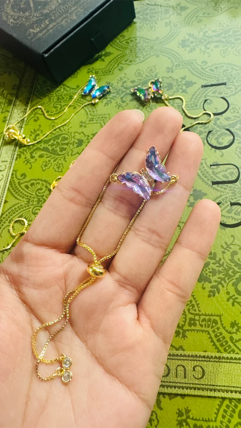 Butterfly Crystal Bracelet - photo 2