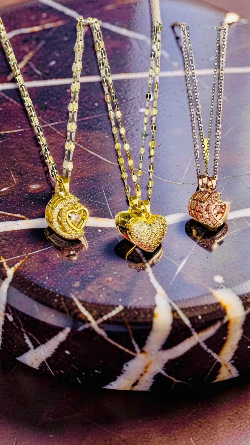 Chain Pendant sets- Gold Tone - photo 2