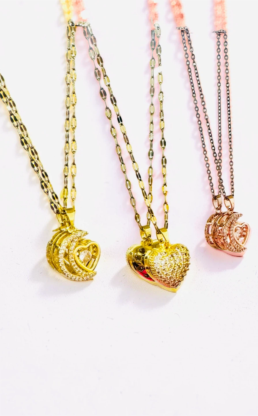 Chain Pendant sets- Gold Tone