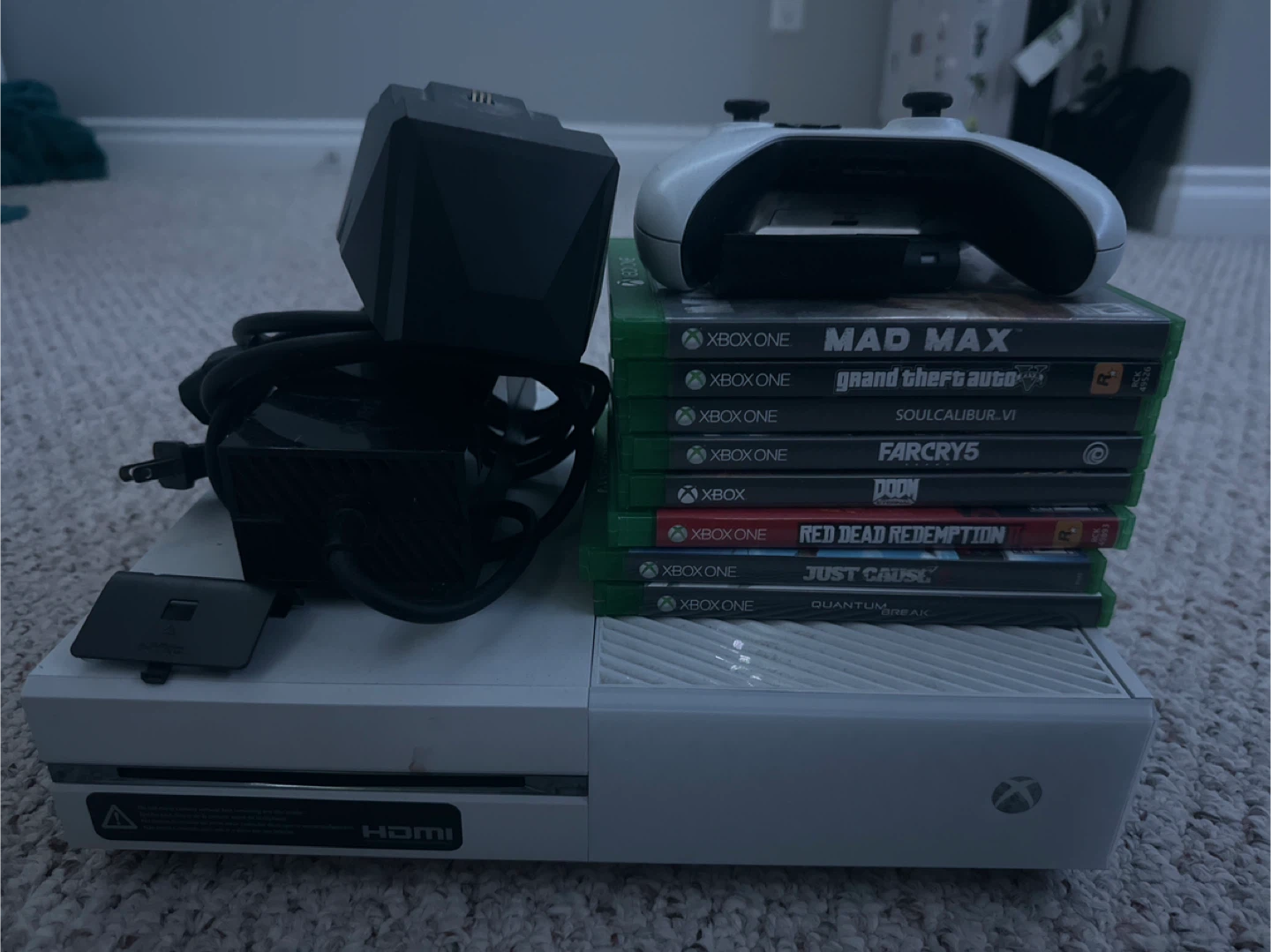 Xbox One Console with 8 Games and Controller