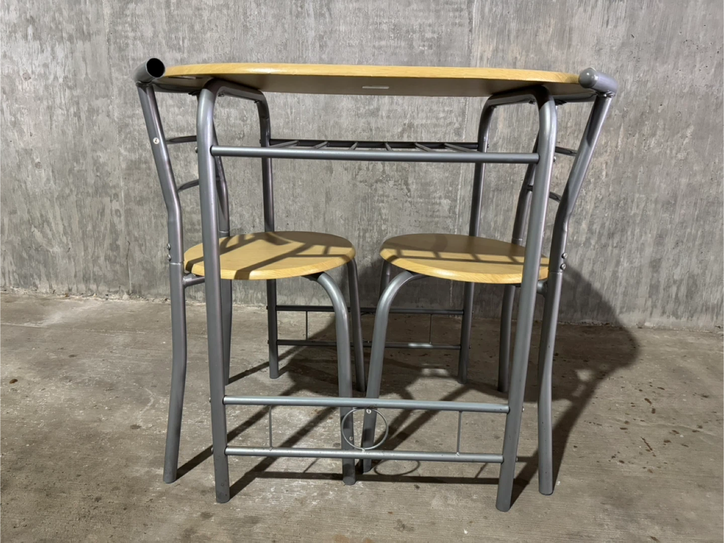 2-Piece Dining Set with Oval Table and 2 Chairs - photo 2