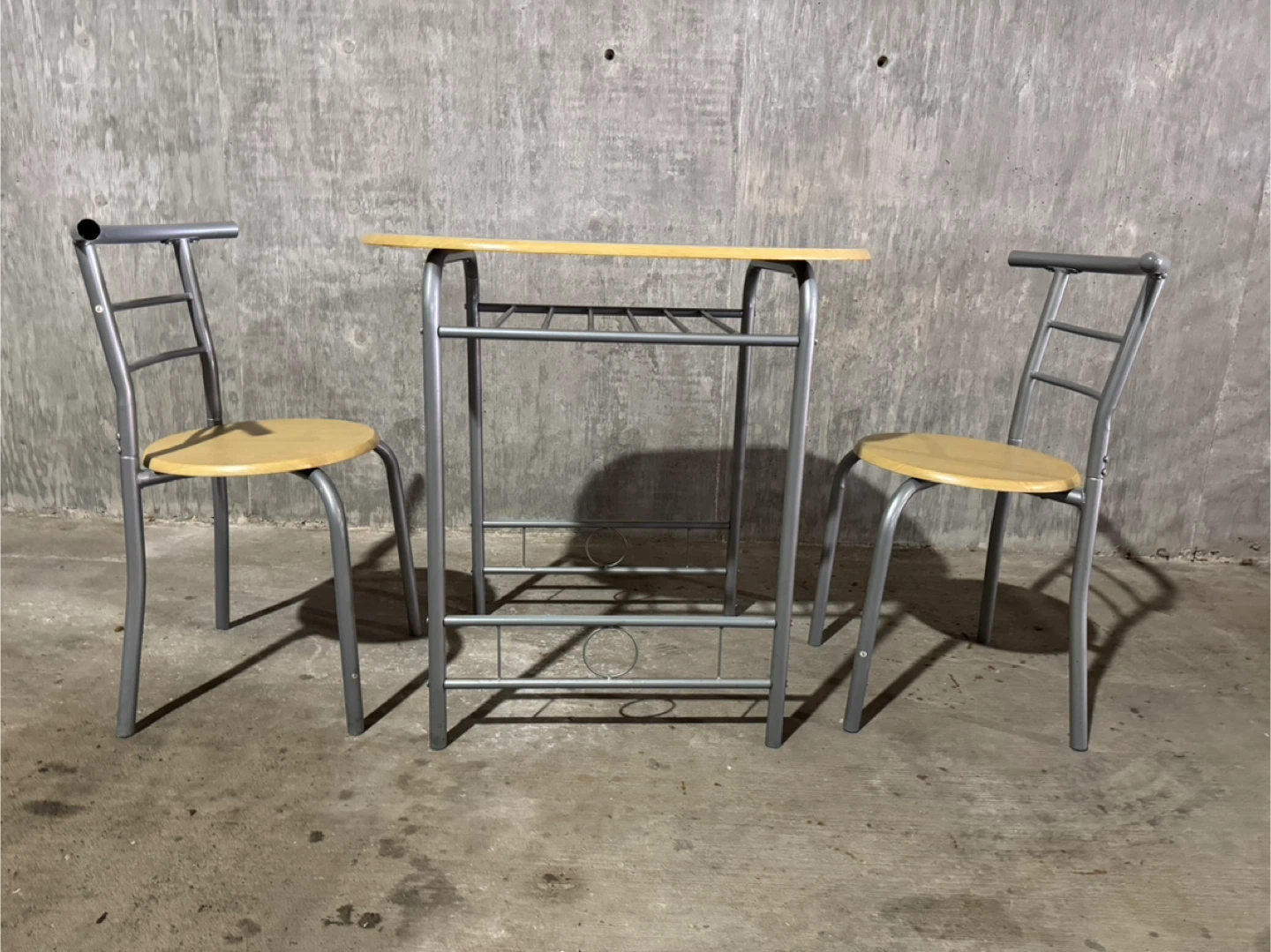 2-Piece Dining Set with Oval Table and 2 Chairs - photo 3