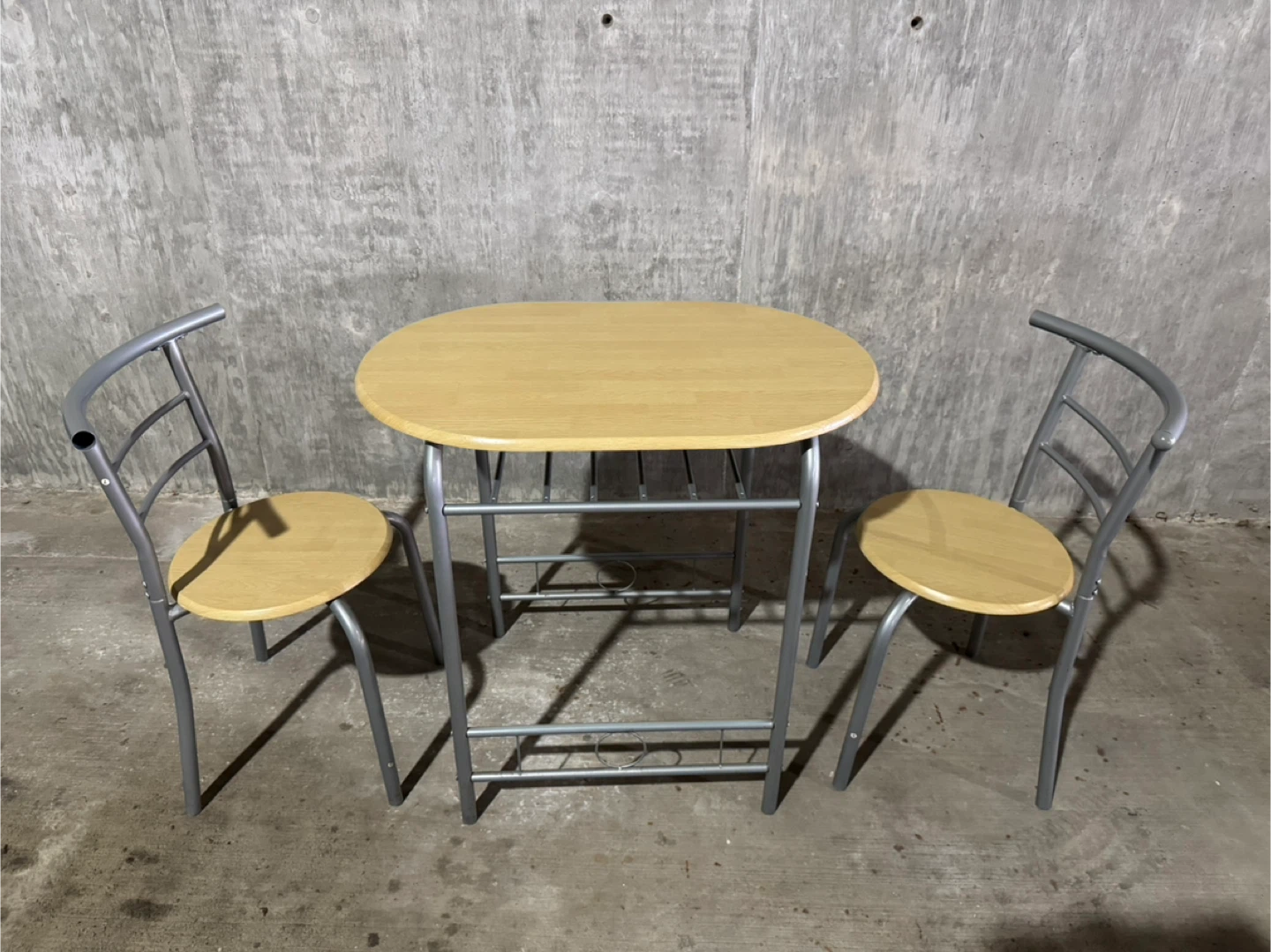 2-Piece Dining Set with Oval Table and 2 Chairs - photo 4