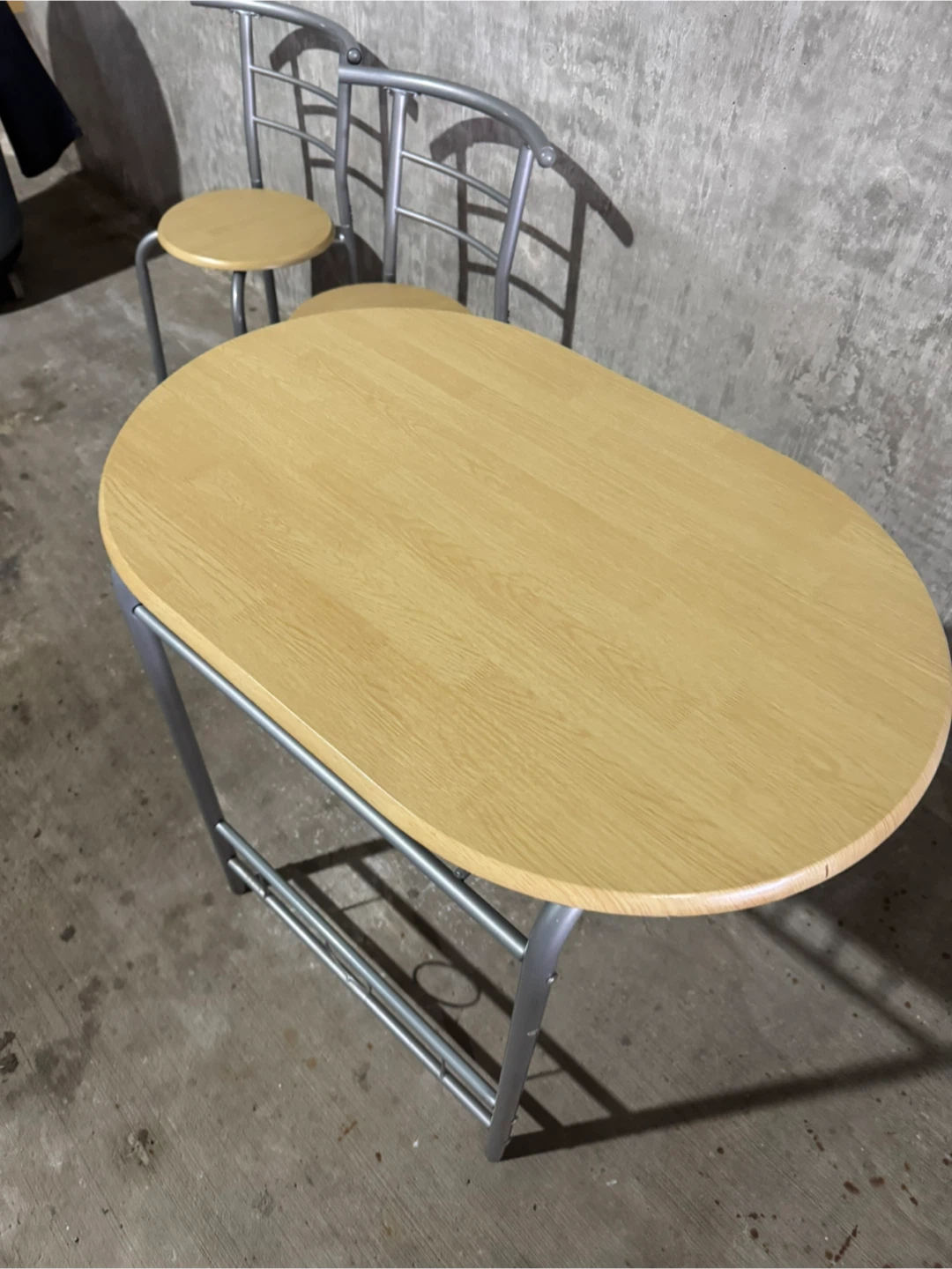 2-Piece Dining Set with Oval Table and 2 Chairs - photo 5