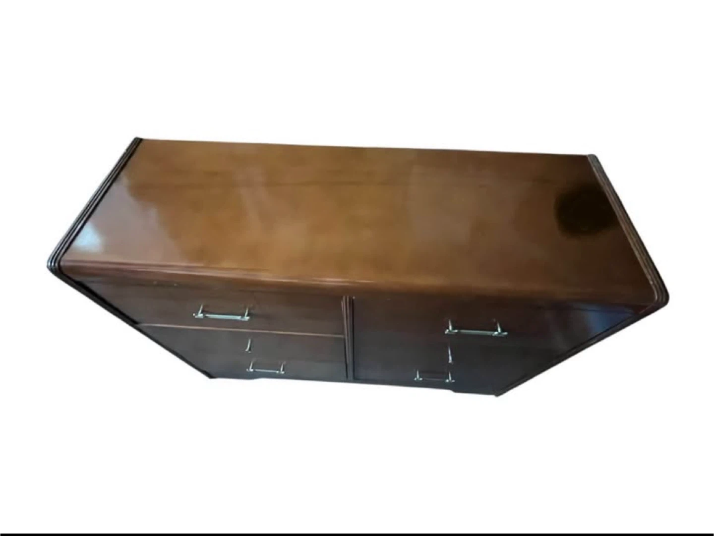Vintage Wooden Dresser with 6 Drawers - photo 2
