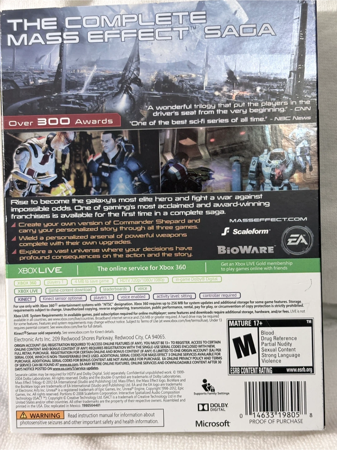 Mass Effect Trilogy for Xbox 360 - photo 2