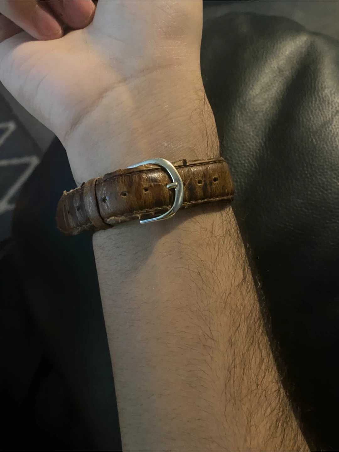 Timex Indiglo Quartz Watch with Leather Strap - photo 2