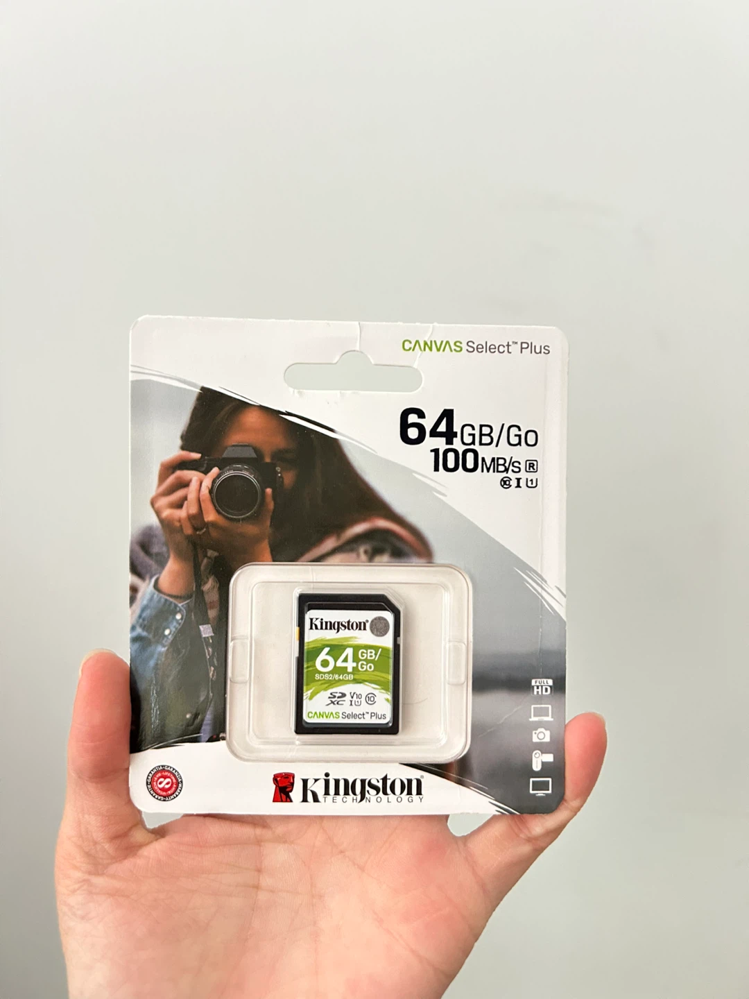 Kingston 64GB microSDXC Canvas Select Plus Card