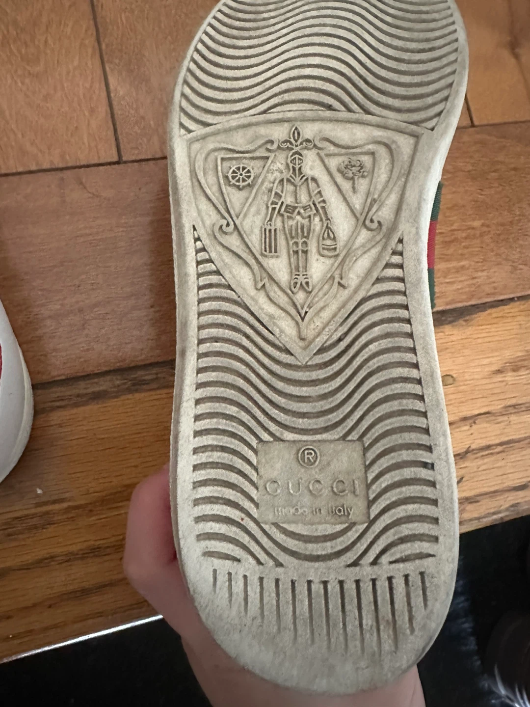 Gucci Ace Bee Sneakers White Leather - photo 4