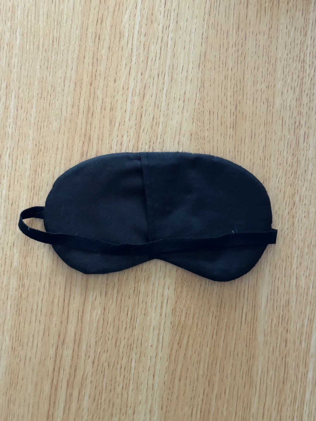 Black Sleep Mask with "Wake Me When It's Fry Day" Graphic - photo 2