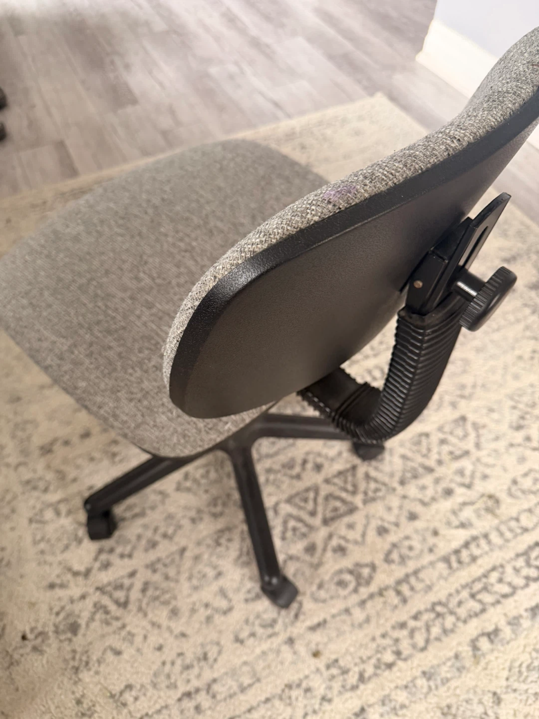 Grey Fabric Office Chair - photo 2