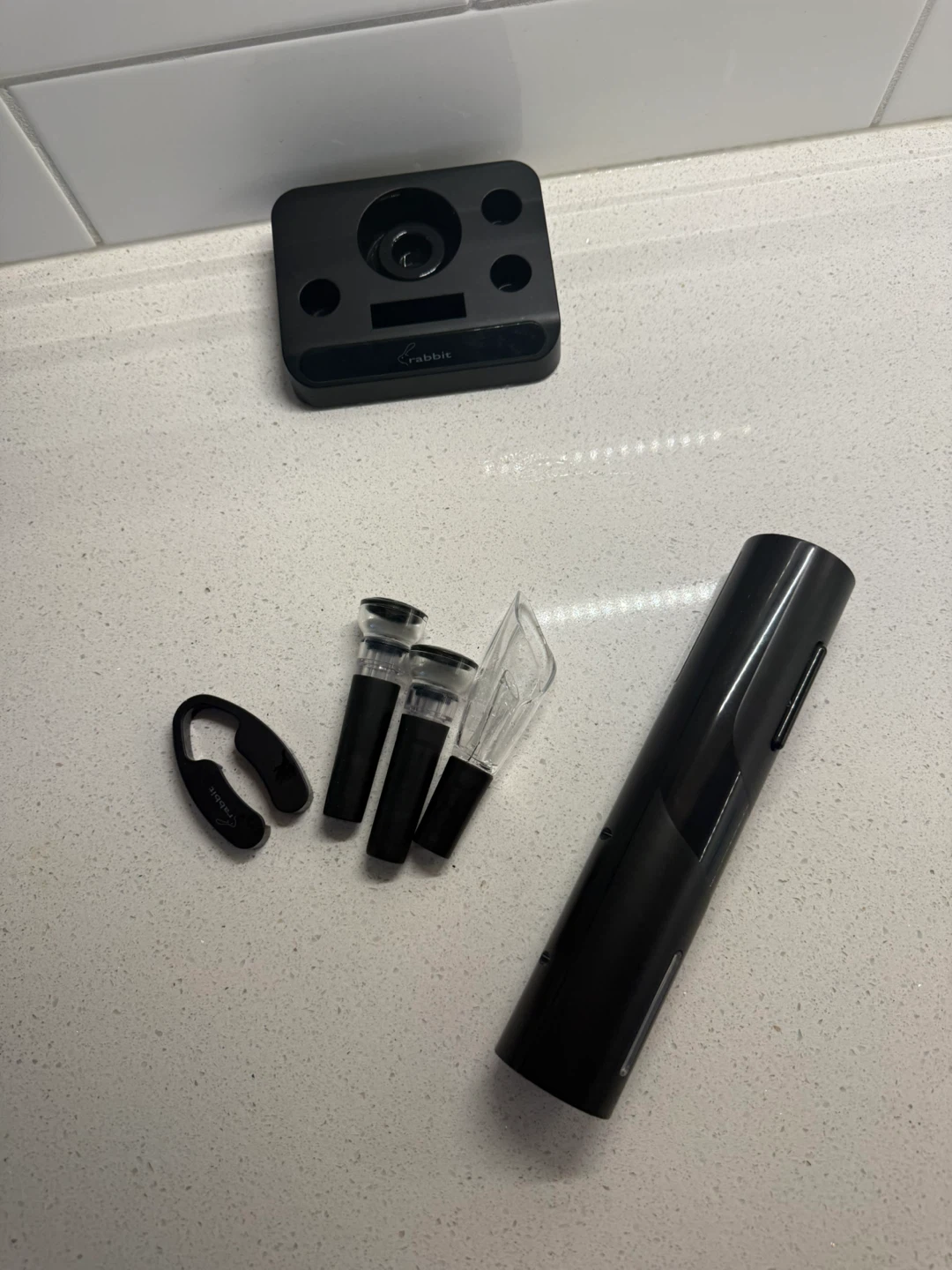 Rabbit Electric Wine Opener Set with Accessories - photo 2