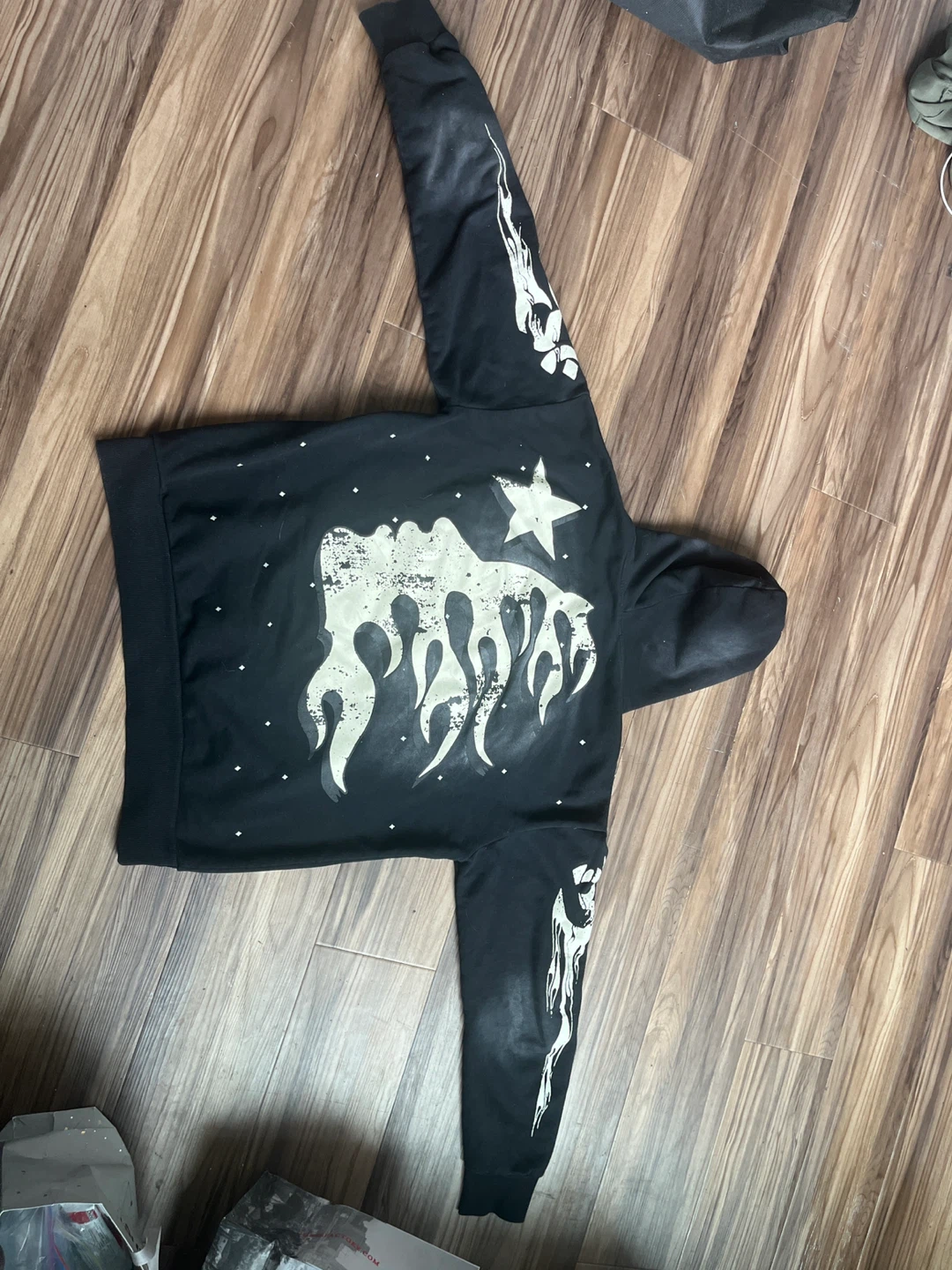 Hellstar Black Graphic Hoodie - photo 2