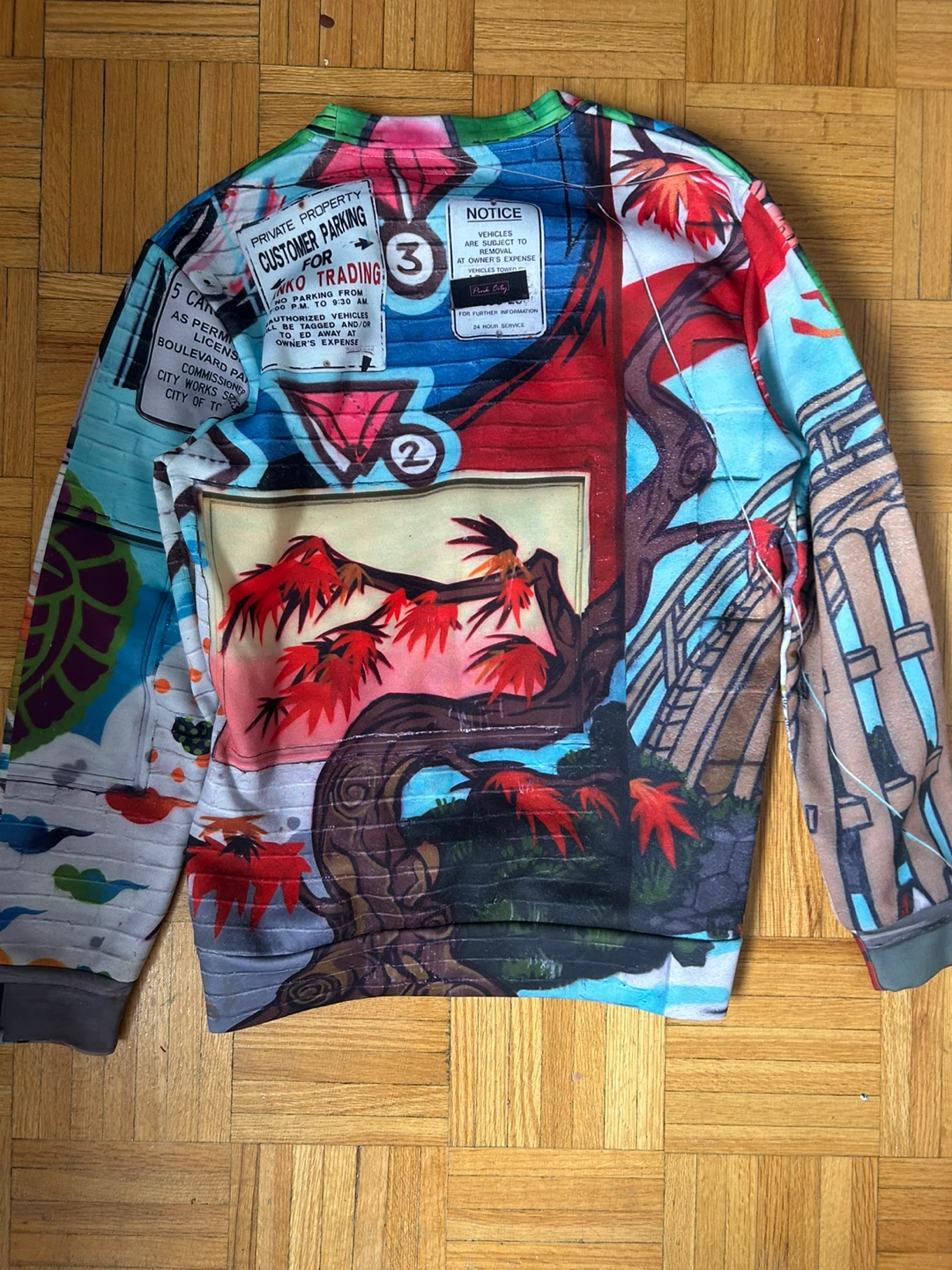 Graphic Print Long Sleeve Shirt - photo 2