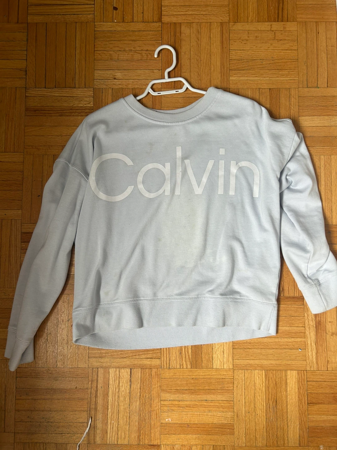 Calvin Klein Light Blue Crewneck Sweatshirt