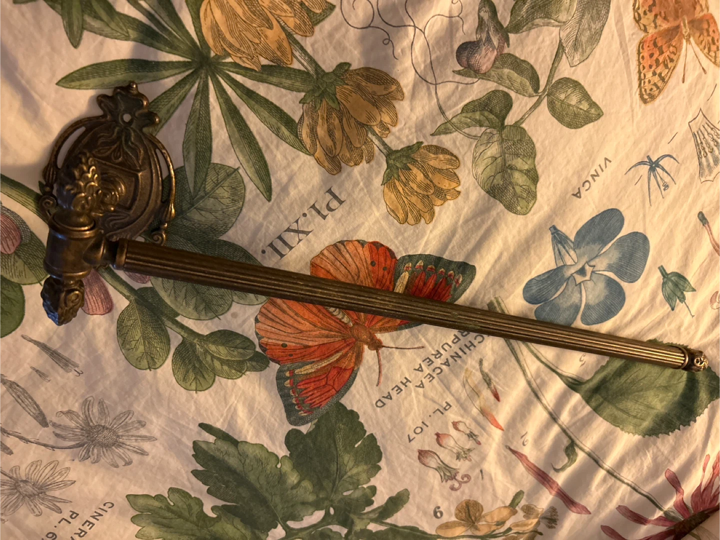 Antique towel holder