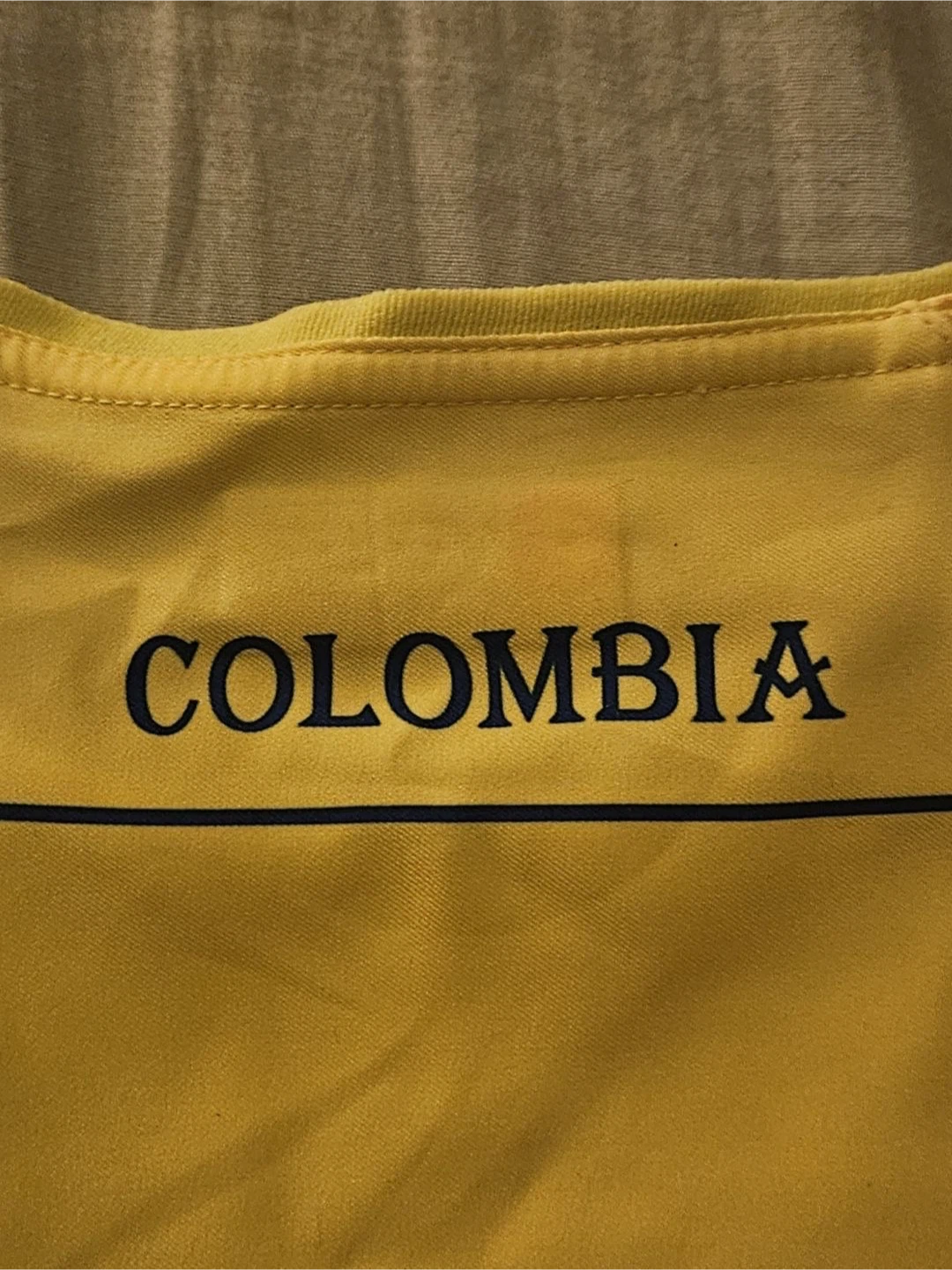 Lotto Colombia Soccer Jersey Yellow Men's Size L - photo 3