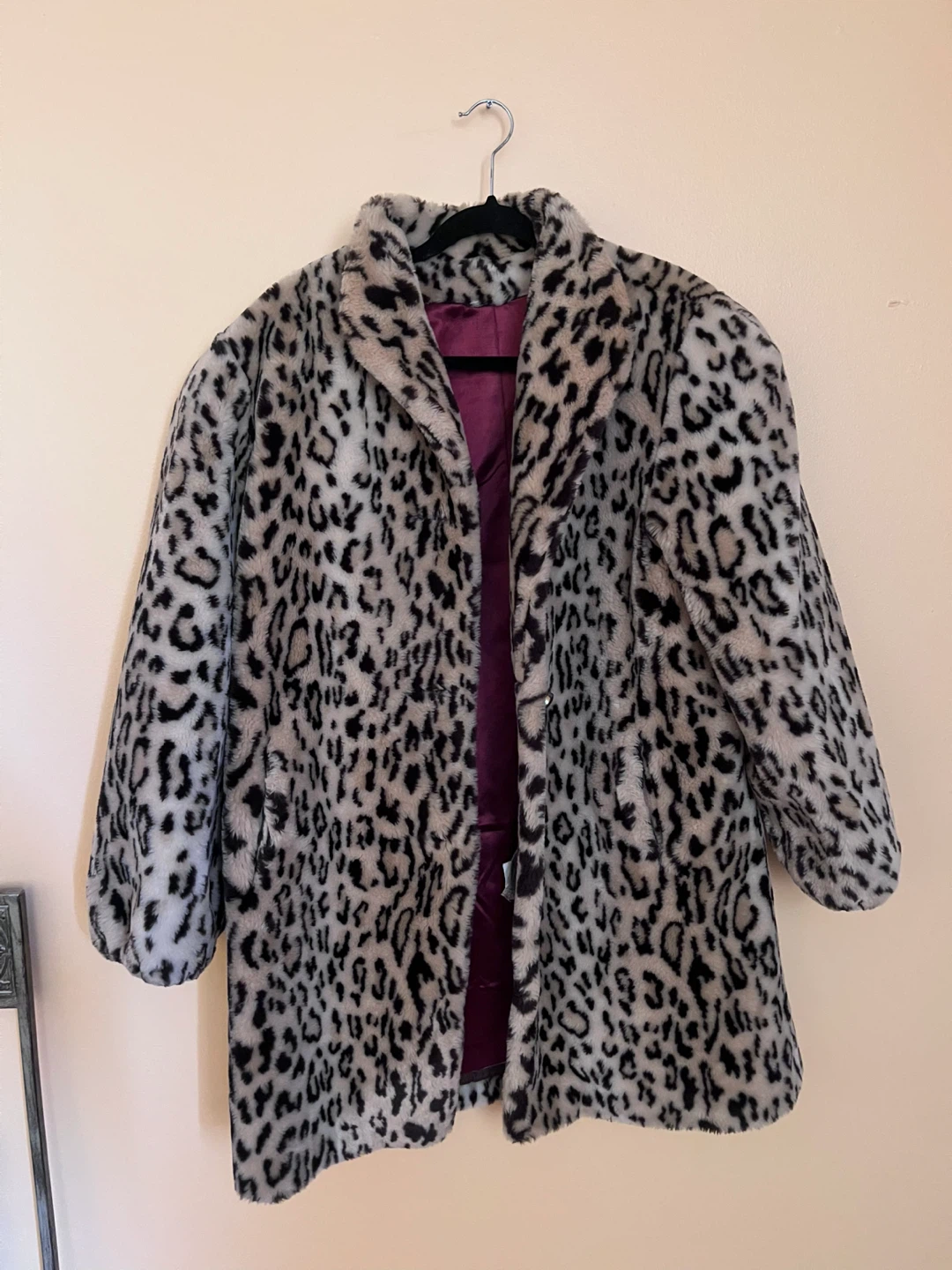 Leopard Faux Fur Coat