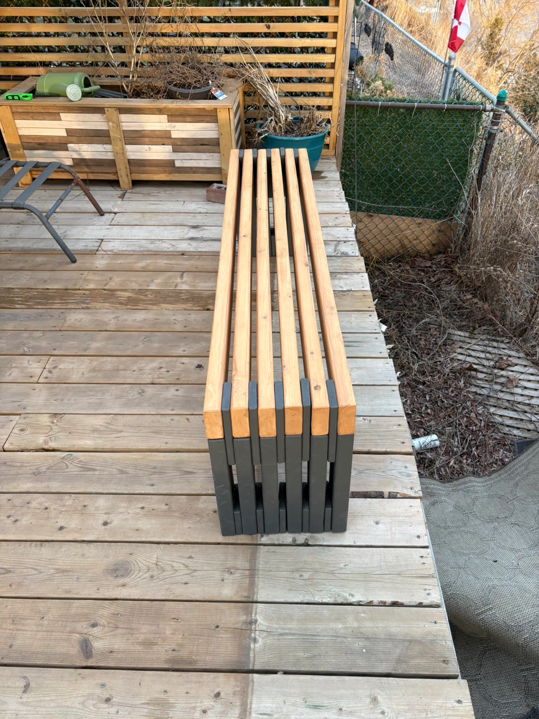 Modern Outdoor Bench - photo 4