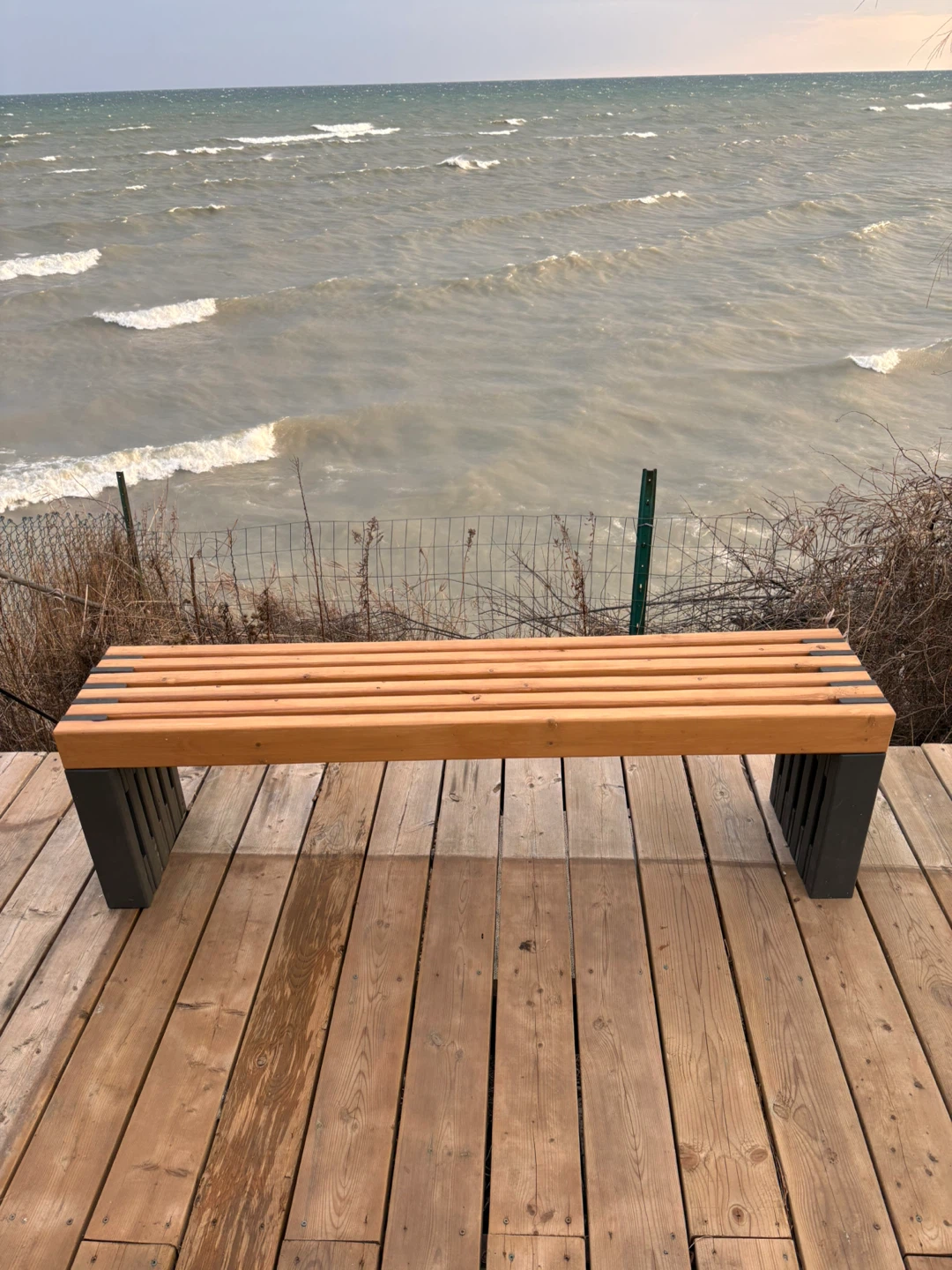 Modern Outdoor Bench - photo 2