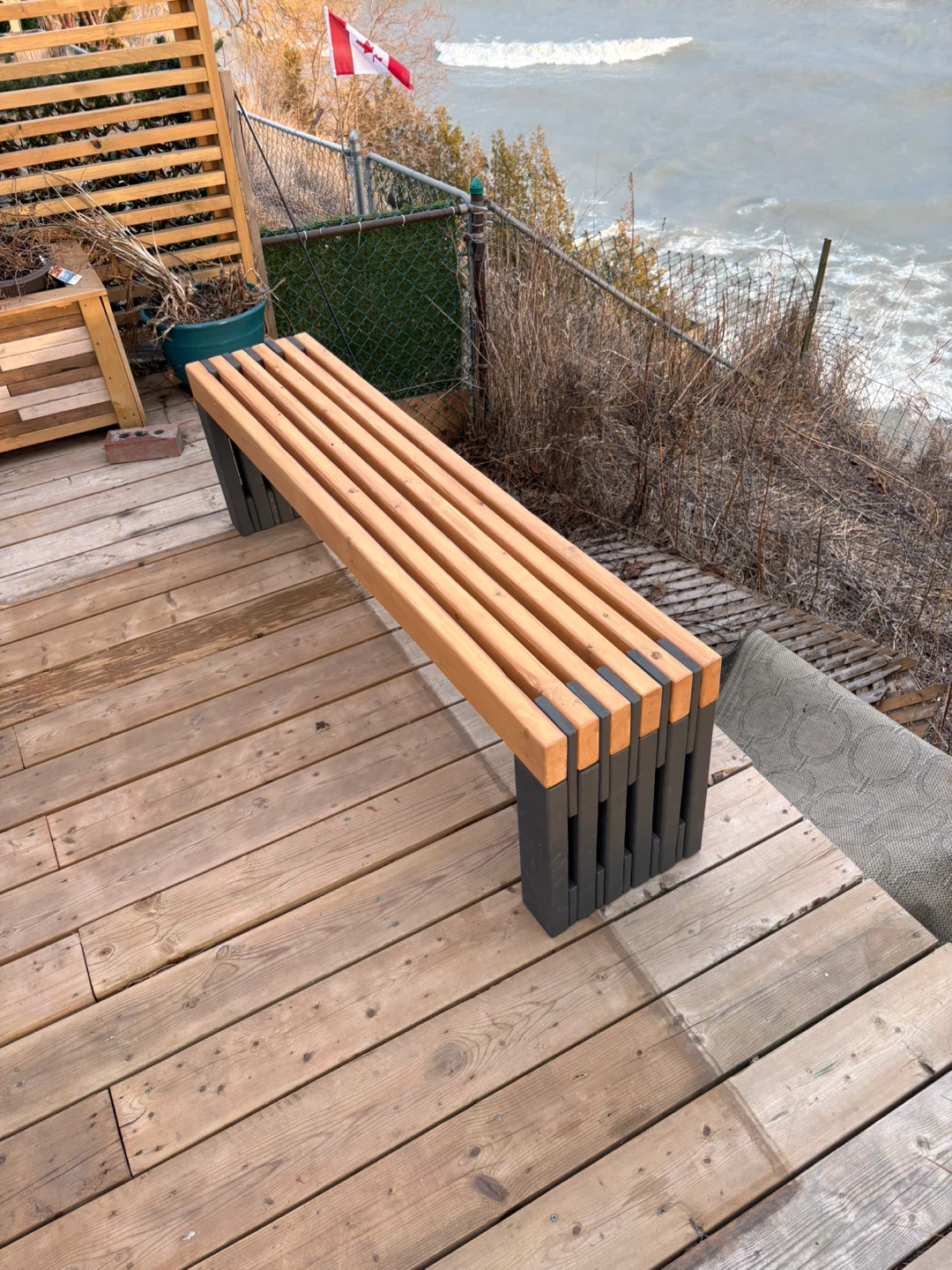 Modern Outdoor Bench