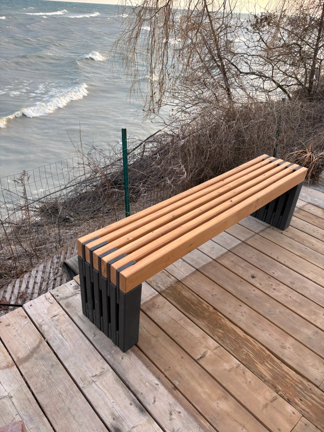Modern Outdoor Bench - photo 3