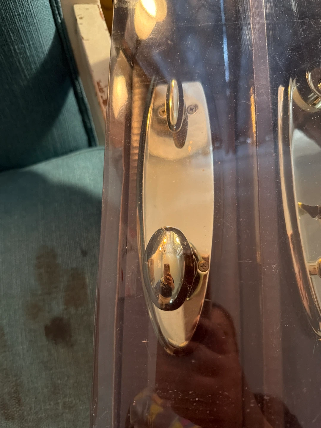 GATEHOUSE Solid Brass Entrance Handleset - photo 3