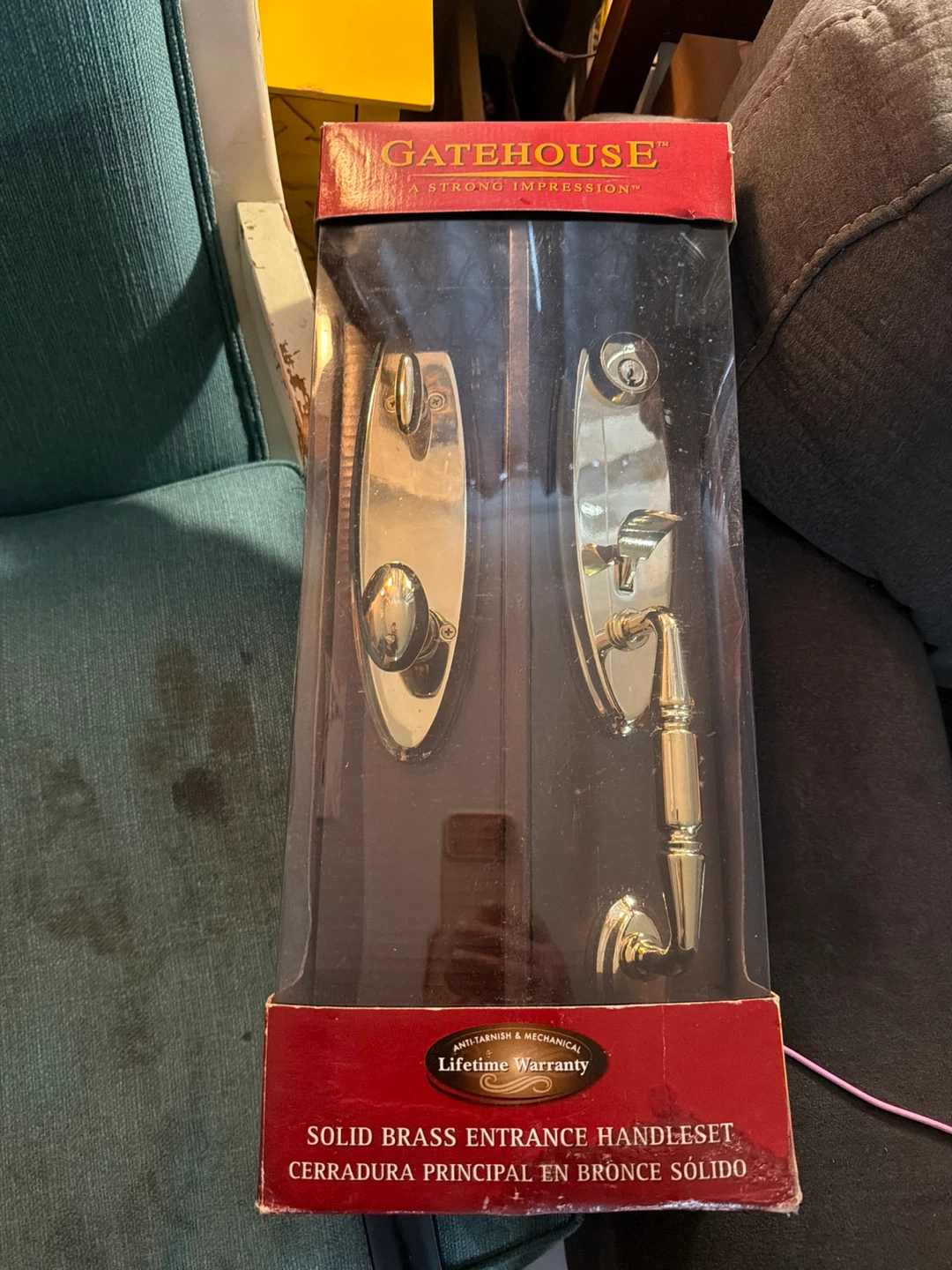 GATEHOUSE Solid Brass Entrance Handleset