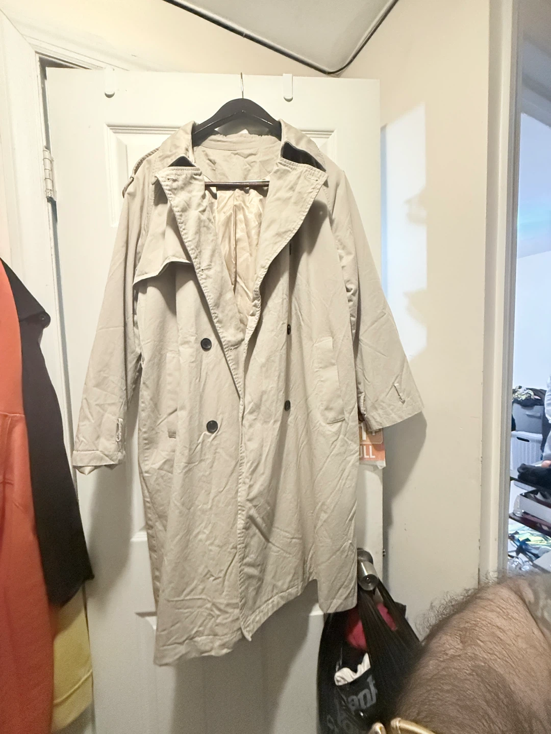 Women's Beige Trench Coat - photo 3