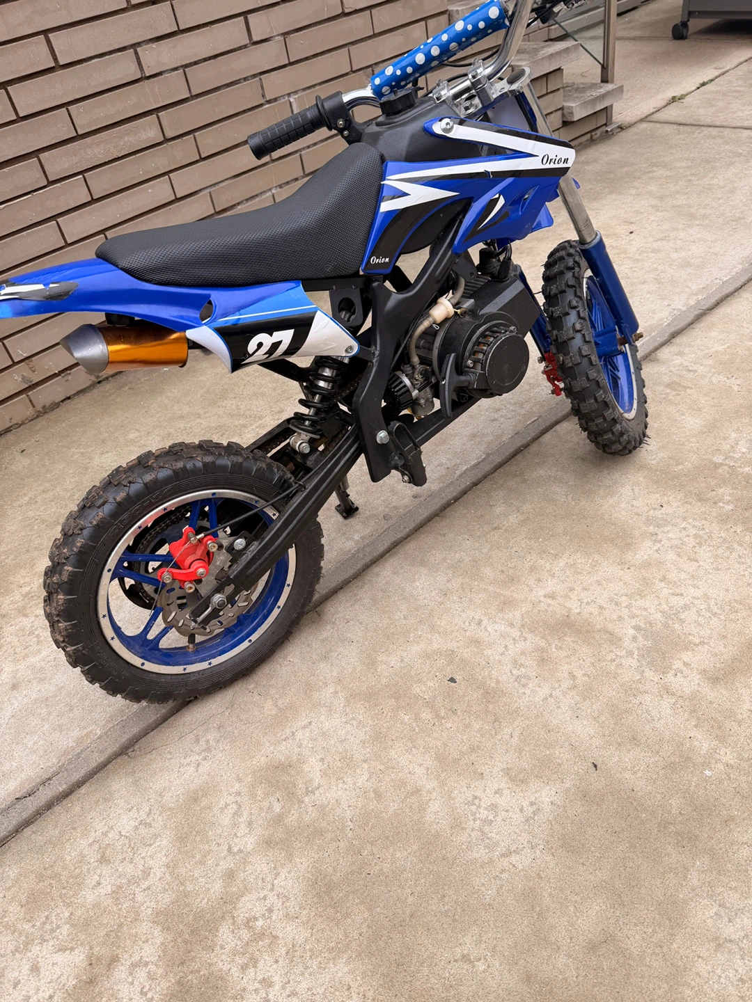 Orion Blue Kids Dirt Bike - photo 2