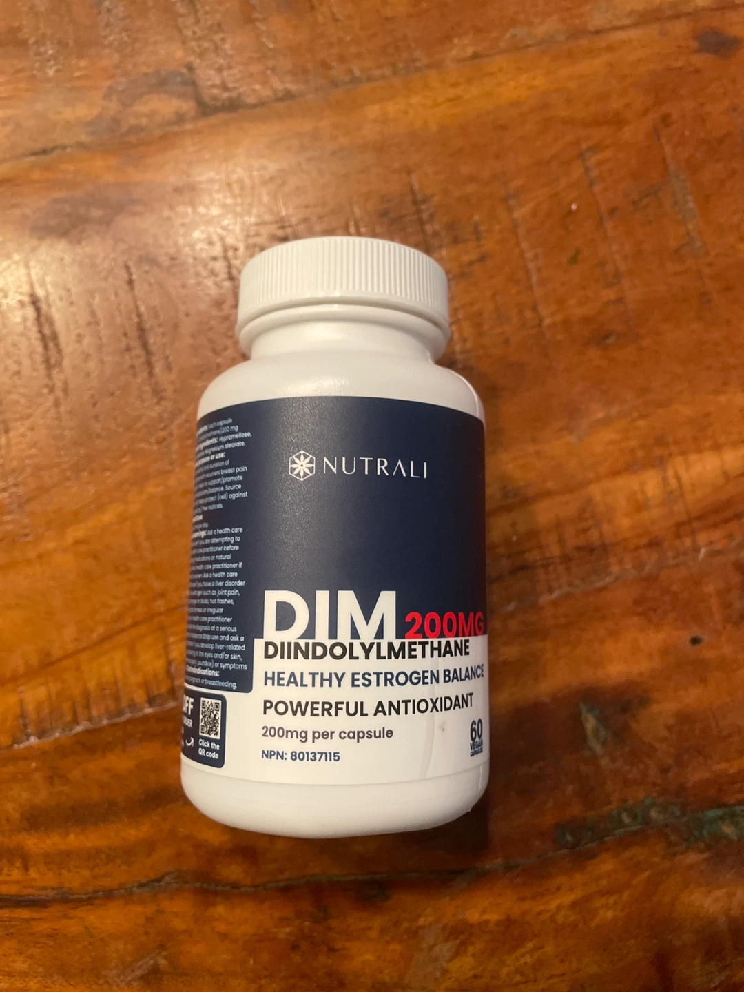 Nutrali DIM 200mg Diindolylmethane Supplement - 60 Capsules