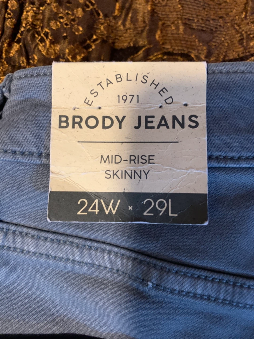 Brody Jeans Mid-Rise Skinny Blue Size 24W x 29L - photo 2