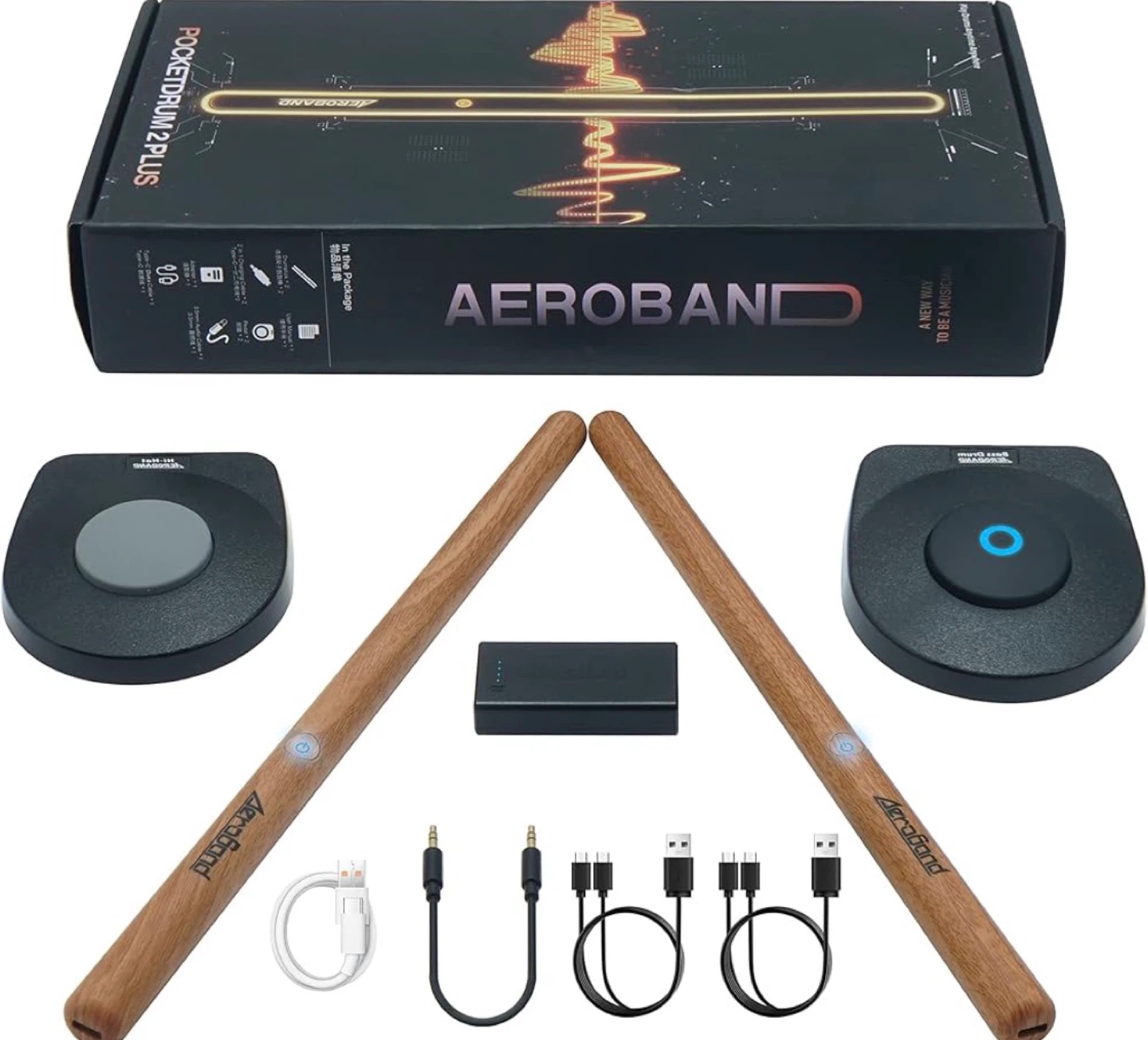 Aeroband PocketDrum 2 Plus – Portable Air Drum Kit