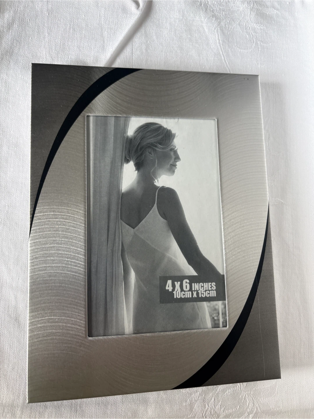 Silver Swirl 4x6 Photo Frame
