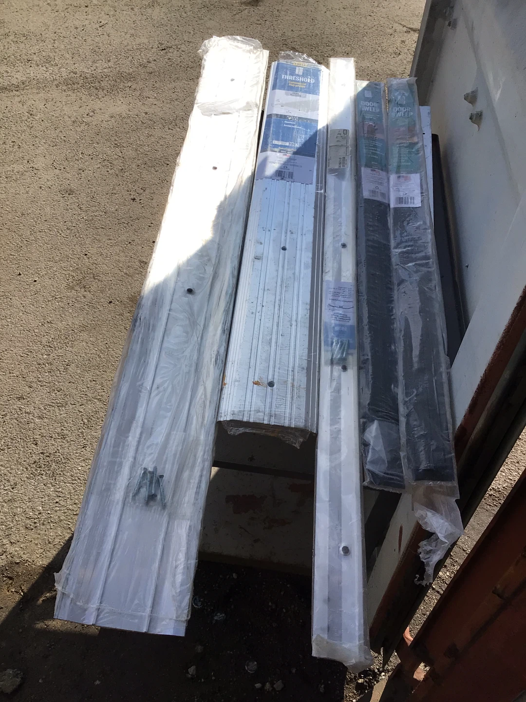 Commercial Flat-Profile Door Weatherstripping…different sizes - photo 2