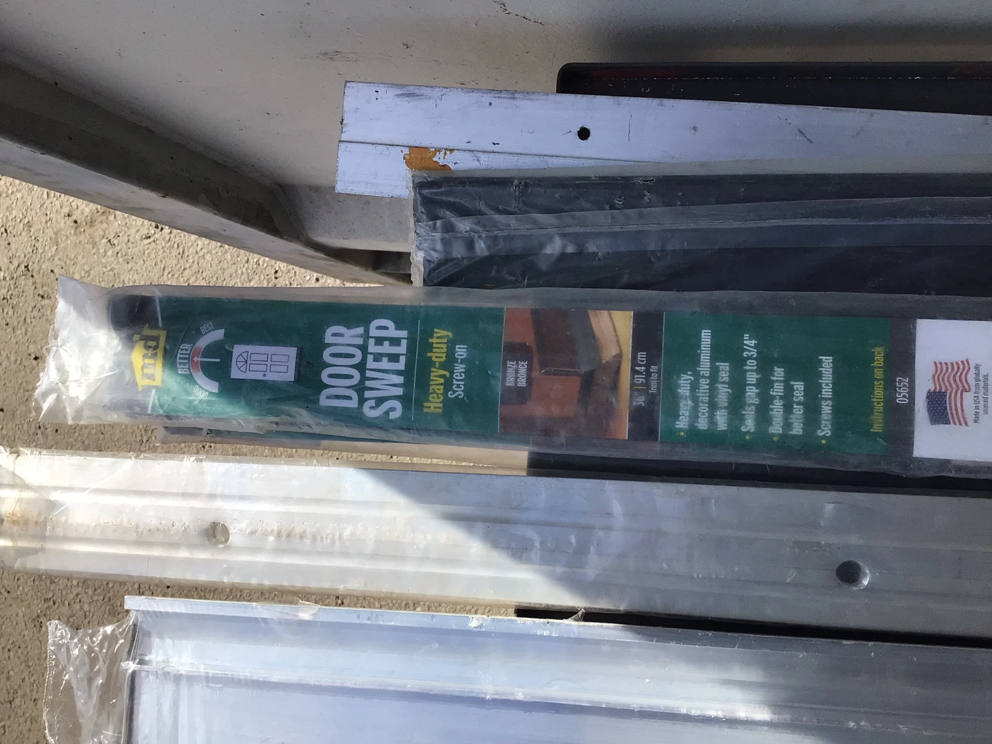 Commercial Flat-Profile Door Weatherstripping…different sizes - photo 4